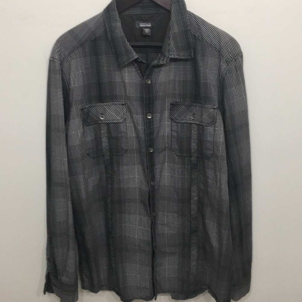 Kenneth Cole Reaction Gray Polo Size XXL